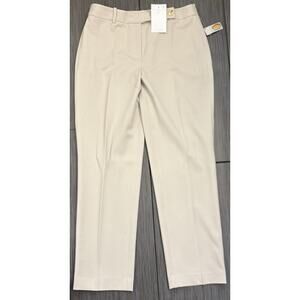 Vintage Talbots Cream Beige Trouser Pants Size Petite 8 NWT